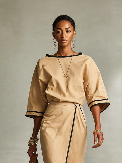 Women's Wrap Slit Two-Piece Set – House of Velari