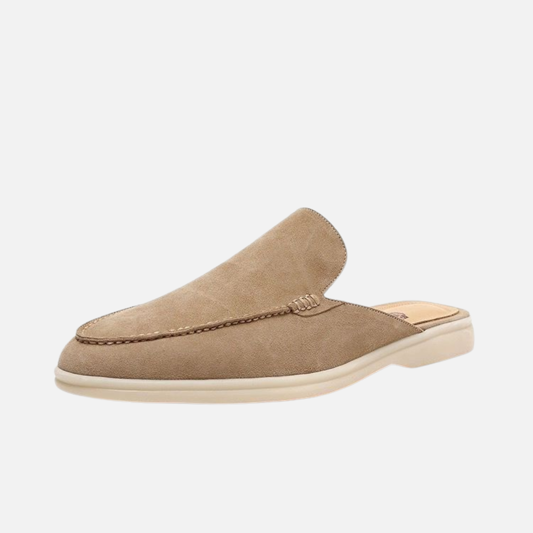 Men's Suede Mules – Old Money Slip-On Sandals – House of Velari