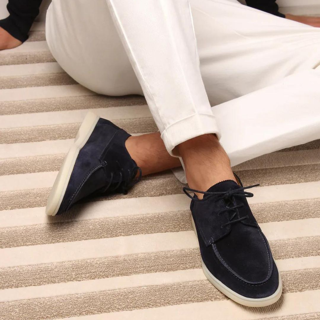 Men's Suede Loafers With Laces – House of Velari