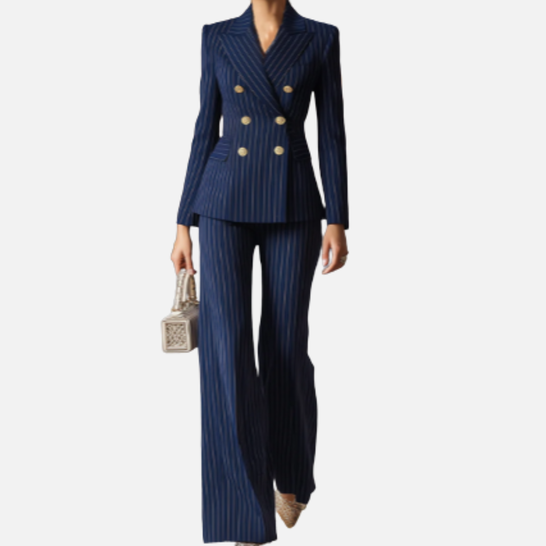 Women's Pinstripe Suit Set – House of Velari