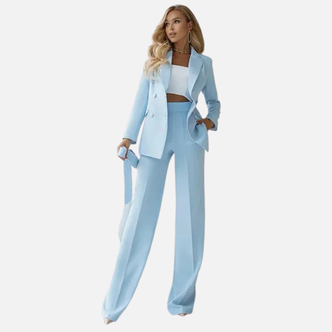 Women's Three-Piece Blazer Trouser Suit Set – House of Velari
