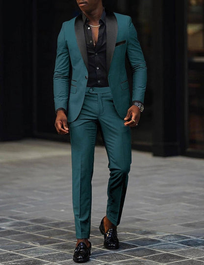 Men's Single-Button Two-Piece Suit – House of Velari