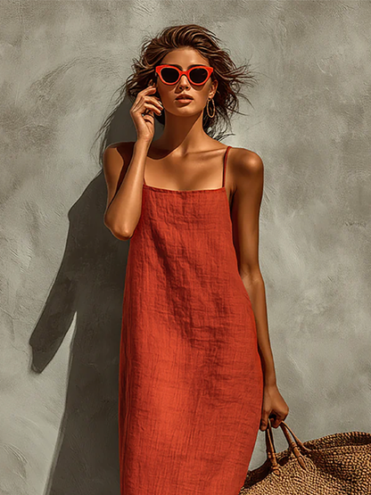 Women's Cotton Square Neck Boho Dress – House of Velari