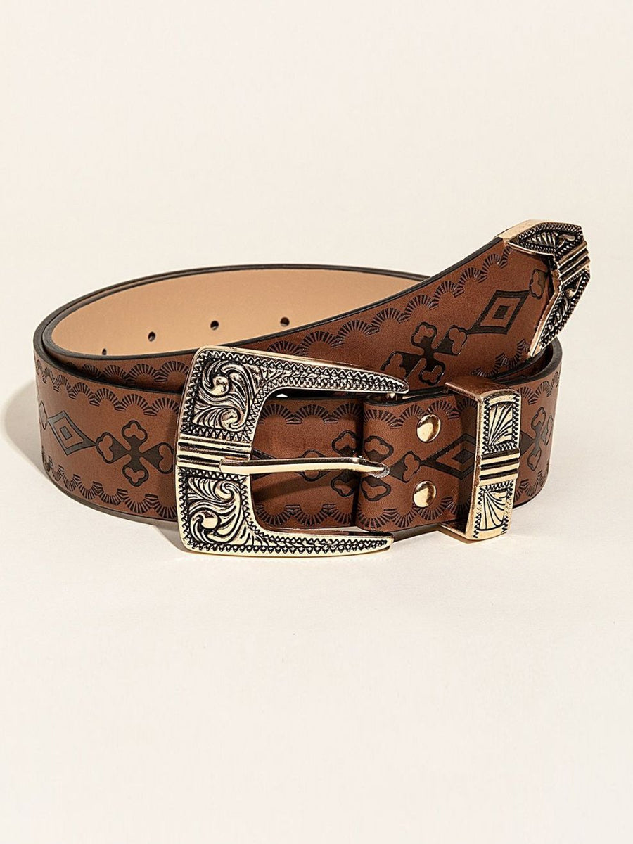 Women's Western Patterned Belt – House of Velari