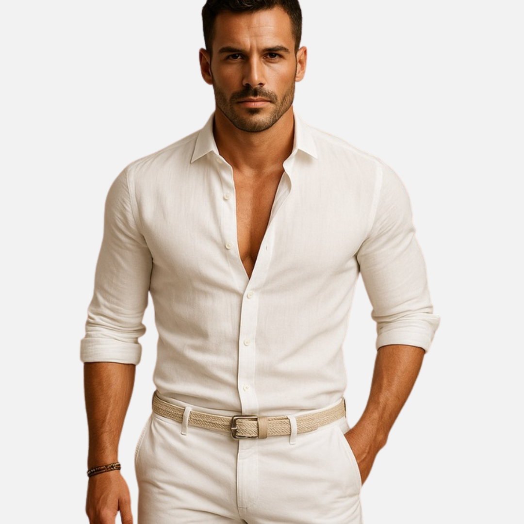 Men's Long Sleeve Slim-Fit Shirt – House of Velari