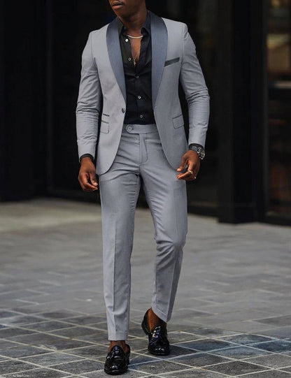 Men's Single-Button Two-Piece Suit – House of Velari