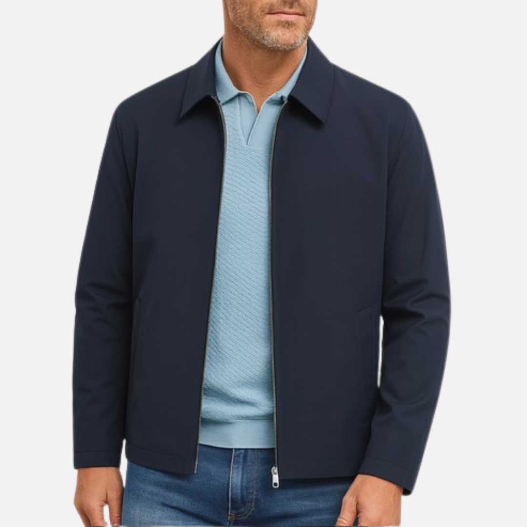Men's Zip Up Casual Bomber Jacket – House of Velari
