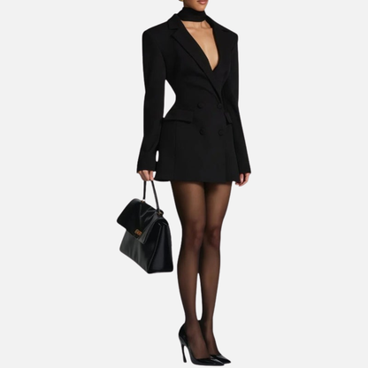 Women’s Tailored Blazer Dress – Elegant Mini Dress – House of Velari