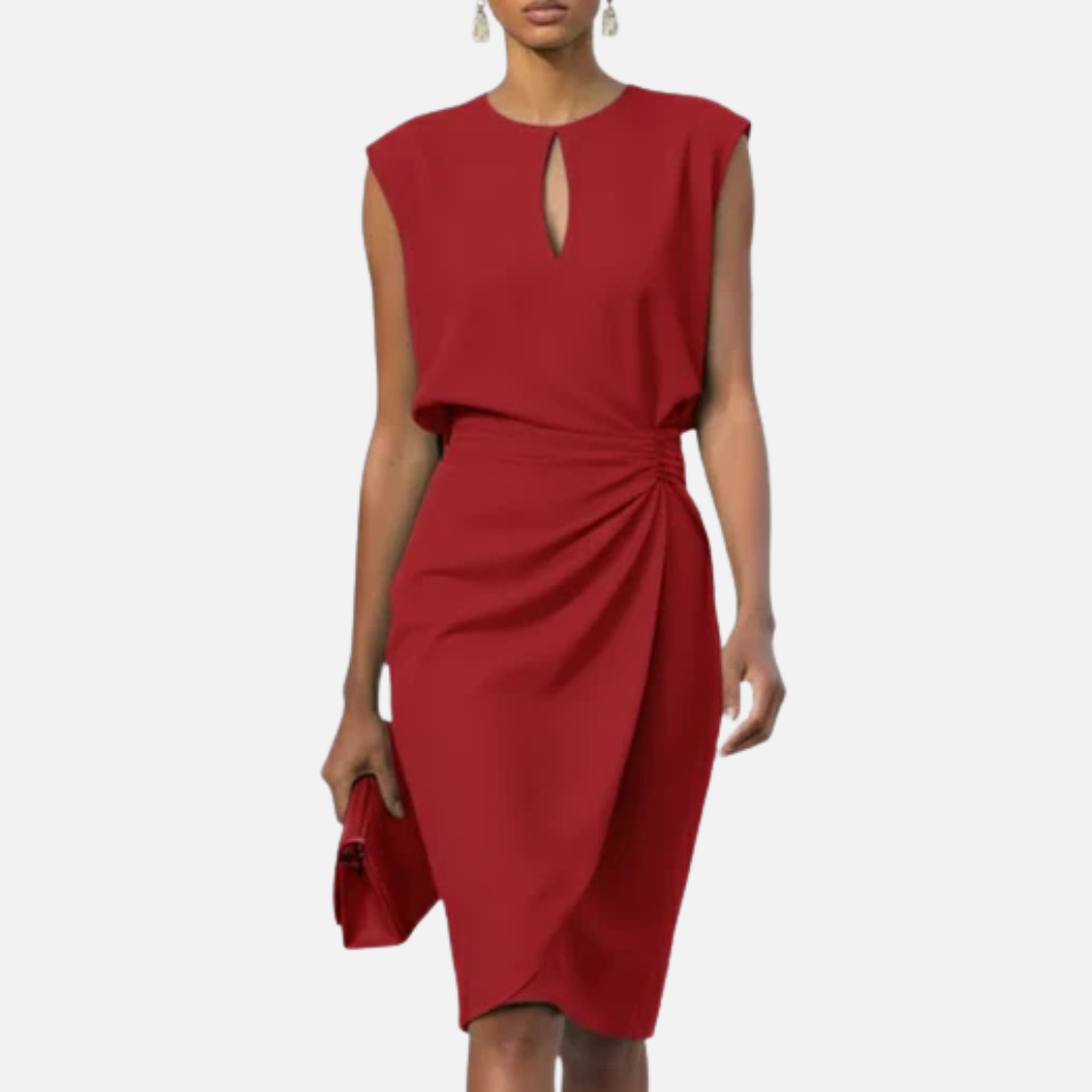 Women's Elegant Tailored Midi Dress – House of Velari