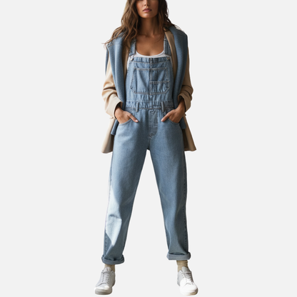 Women's Denim Trendy Jumpsuit