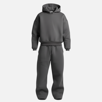 Men's Oversized Fleece Tracksuit – Hoodie & Sweatpants – House of Velari
