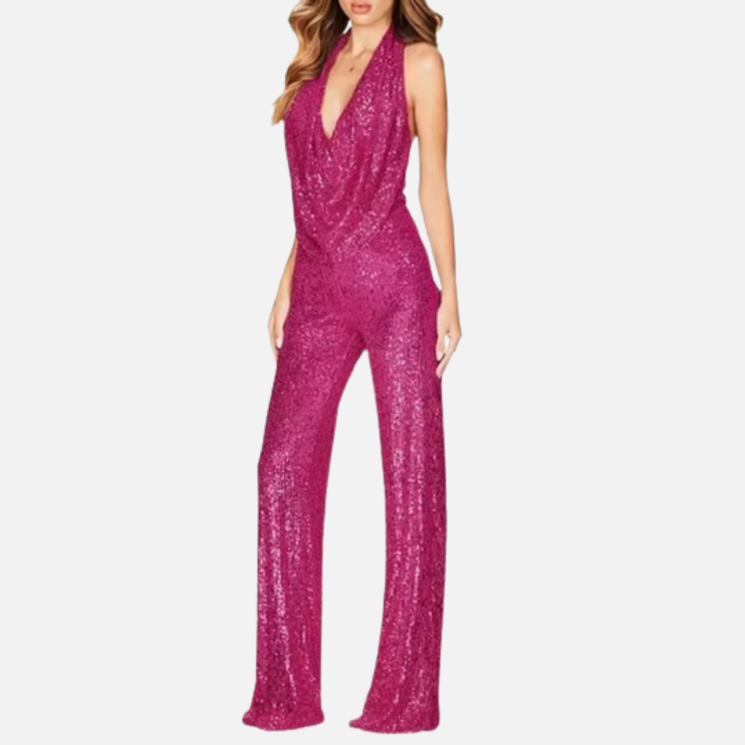 Women’s Sequin Party Jumpsuit – House of Velari