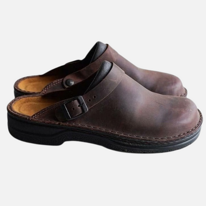 Men's Supportive Sandals - Cushioned Men's Mules