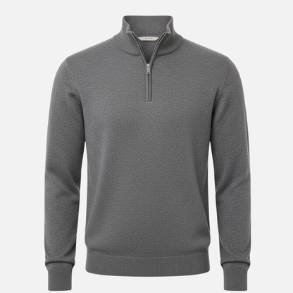 Men’s Half-Zip Sweater – Classic Knit Half-Zipper – House of Velari