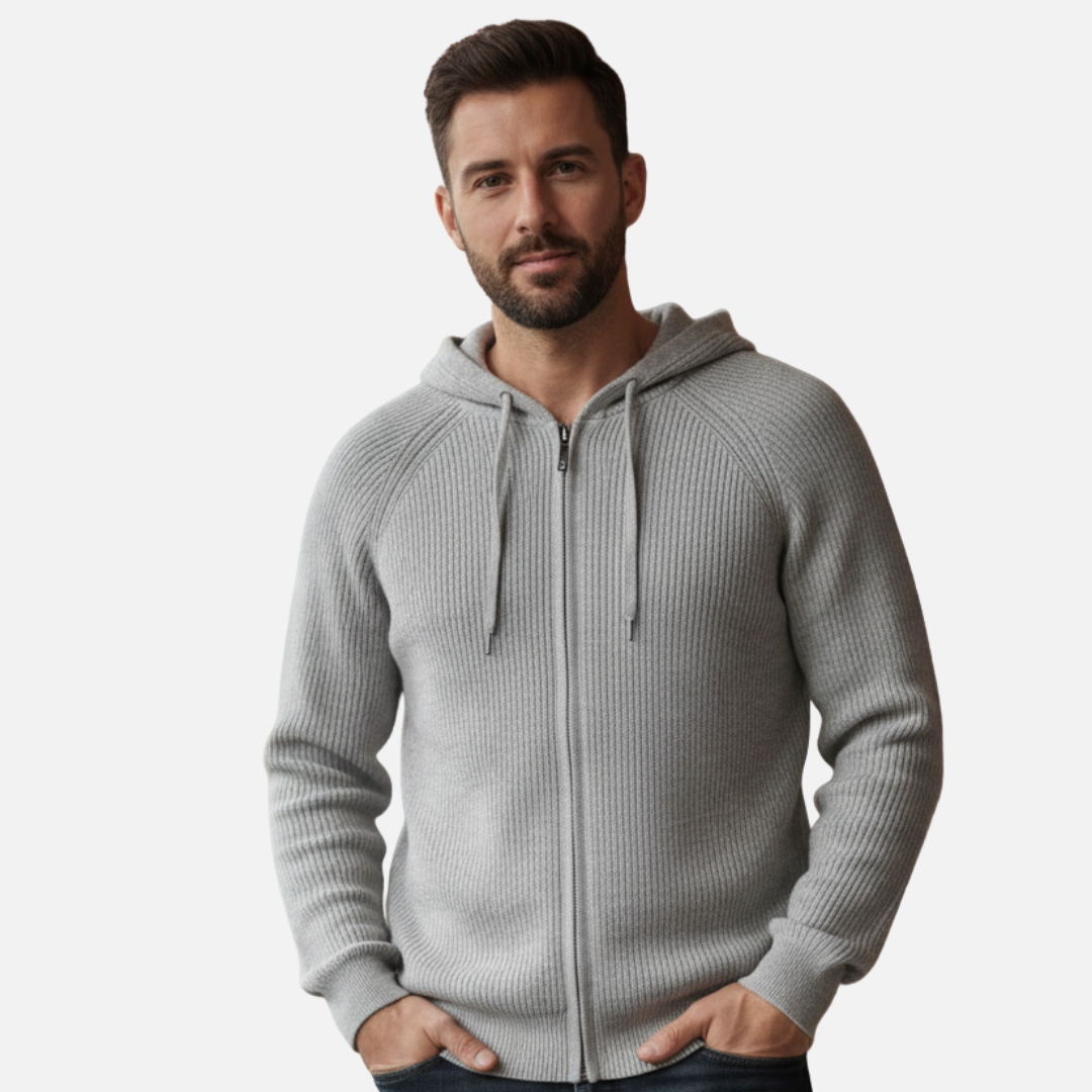 Men’s Merino Wool Cardigan – Warm Vest – House of Velari