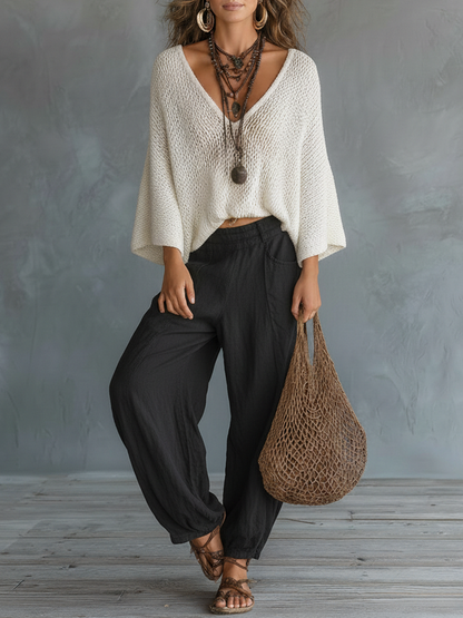 Women's Lightweight Cape Sleeved Trouser Set – House of Velari