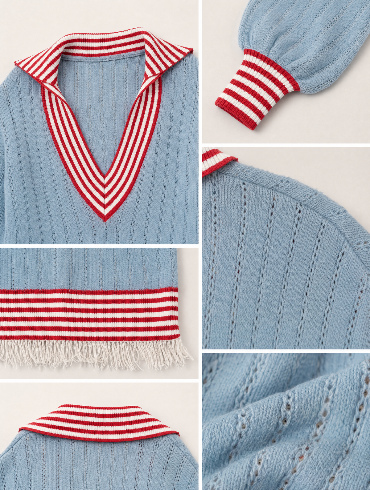 Women's Striped Retro Color Sweater Dress – House of Velari