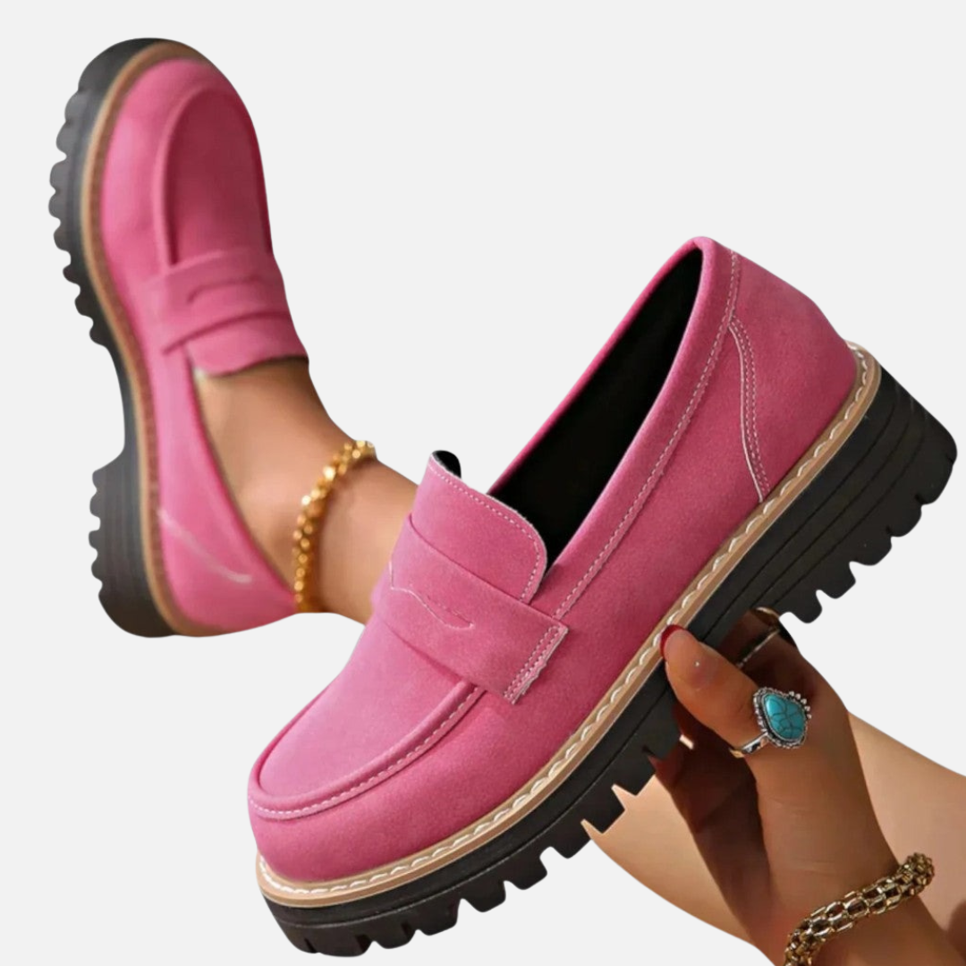 Women's Lug-Sole Penny Loafers – House of Velari