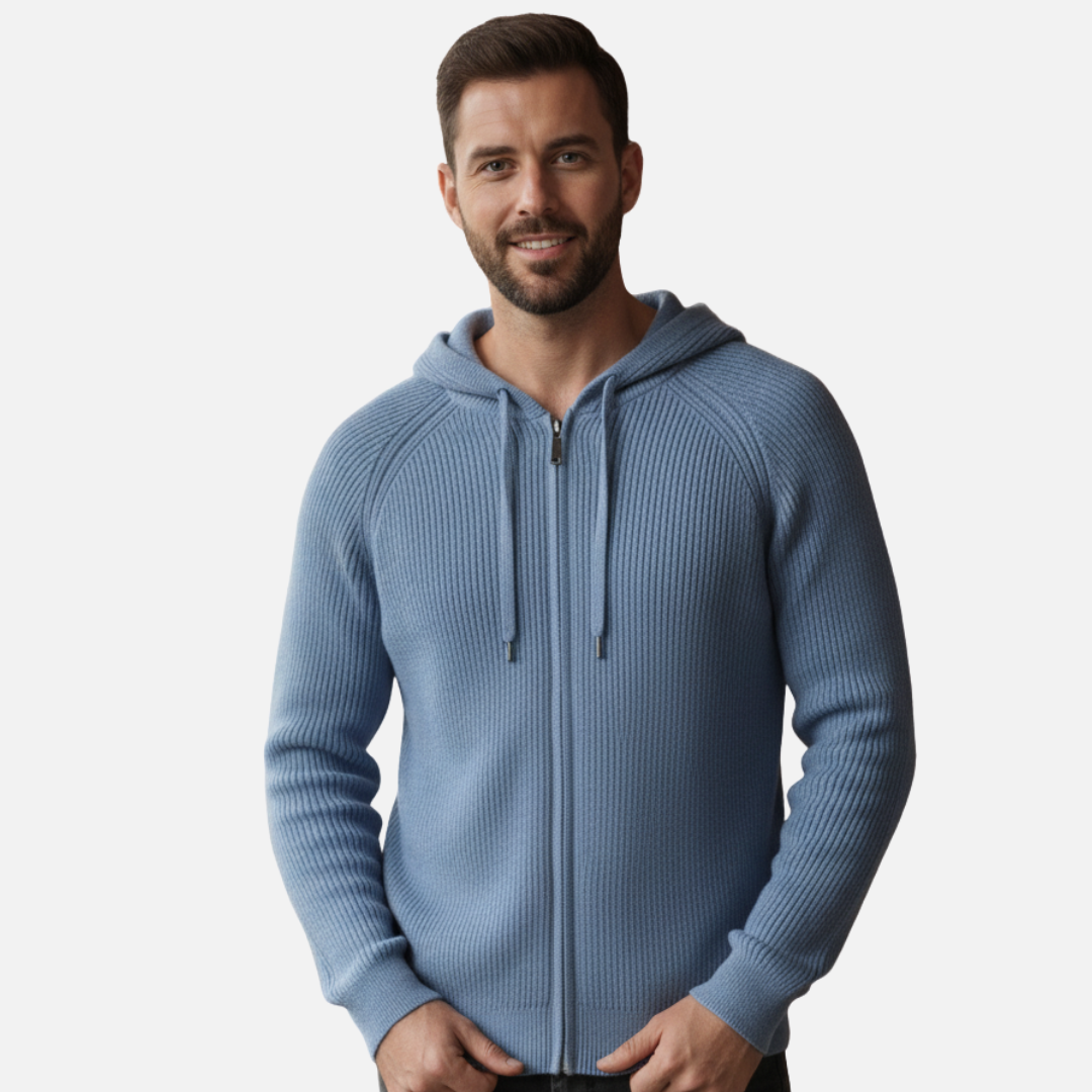 Men’s Merino Wool Cardigan – Warm Vest – House of Velari