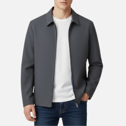Men's Zip Up Casual Bomber Jacket – House of Velari
