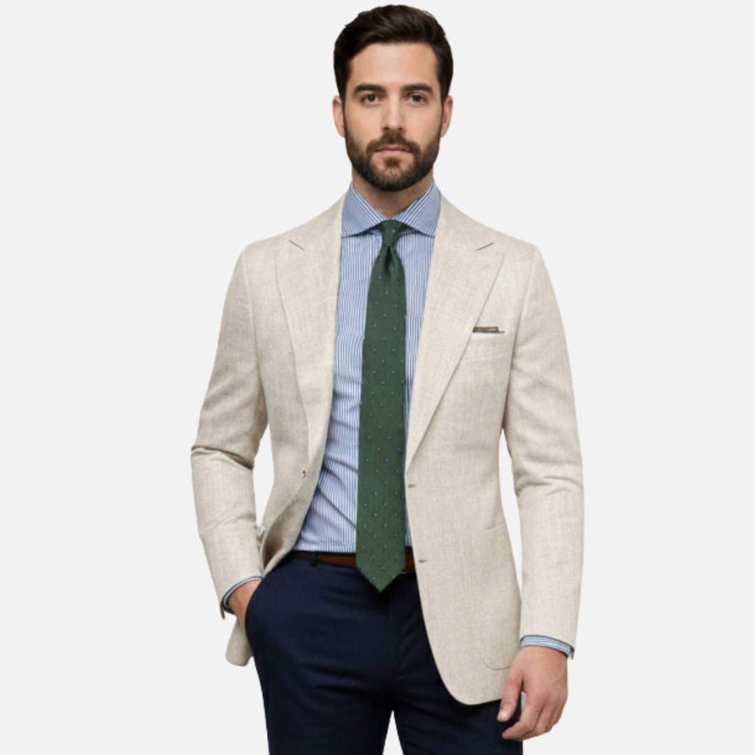 Men’s Tailored Lapel Casual Blazer – House of Velari