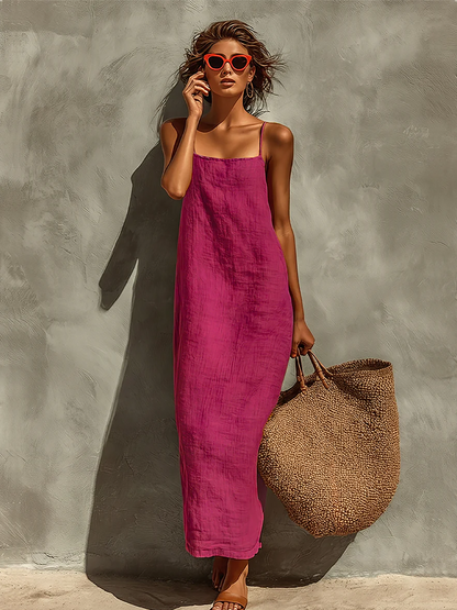 Women's Cotton Square Neck Boho Dress – House of Velari