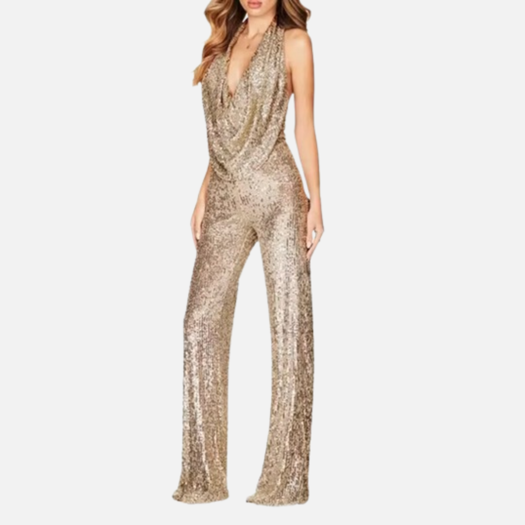 Women’s Sequin Party Jumpsuit – House of Velari