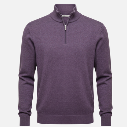 Men’s Half-Zip Sweater – Classic Knit Half-Zipper – House of Velari