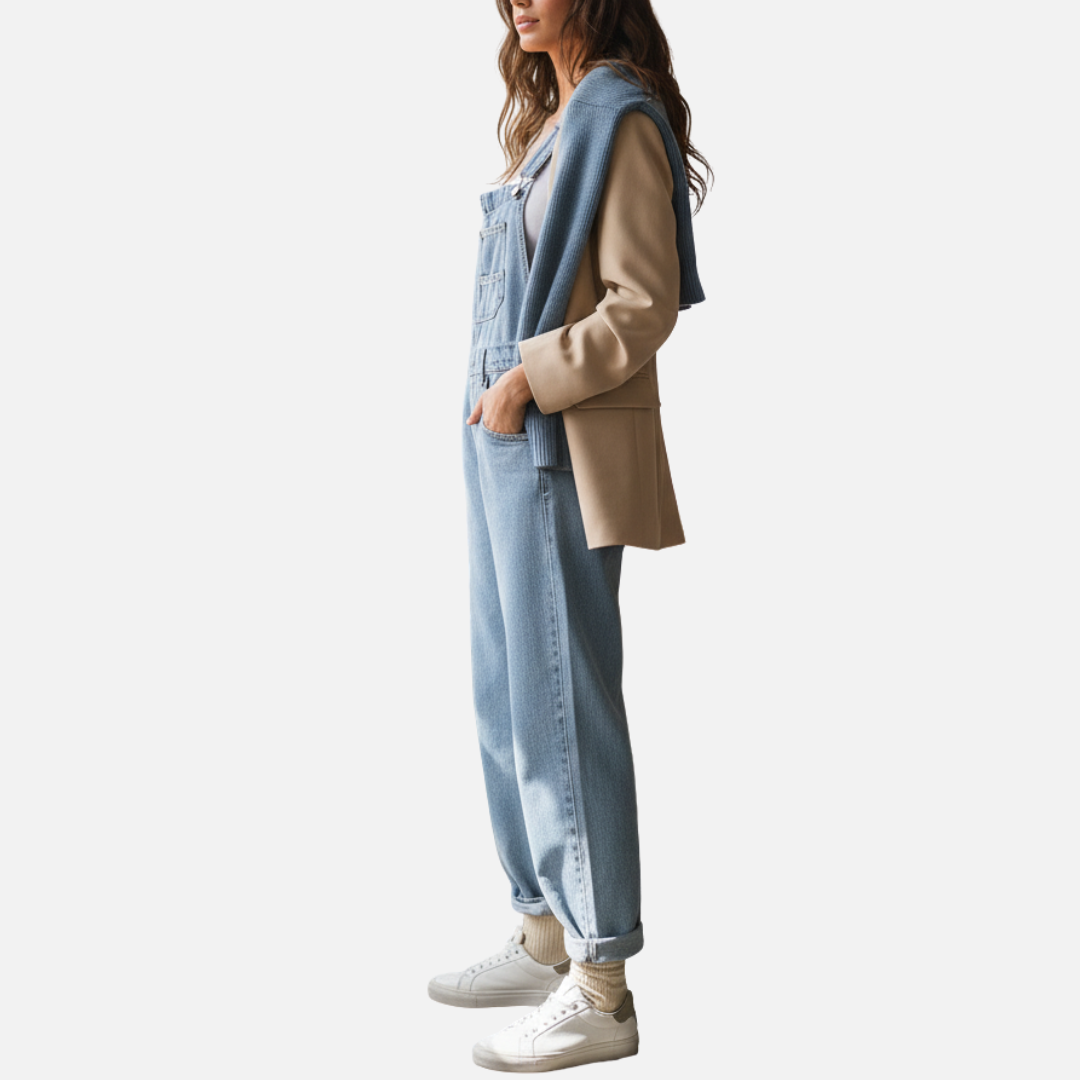 Women's Denim Trendy Jumpsuit