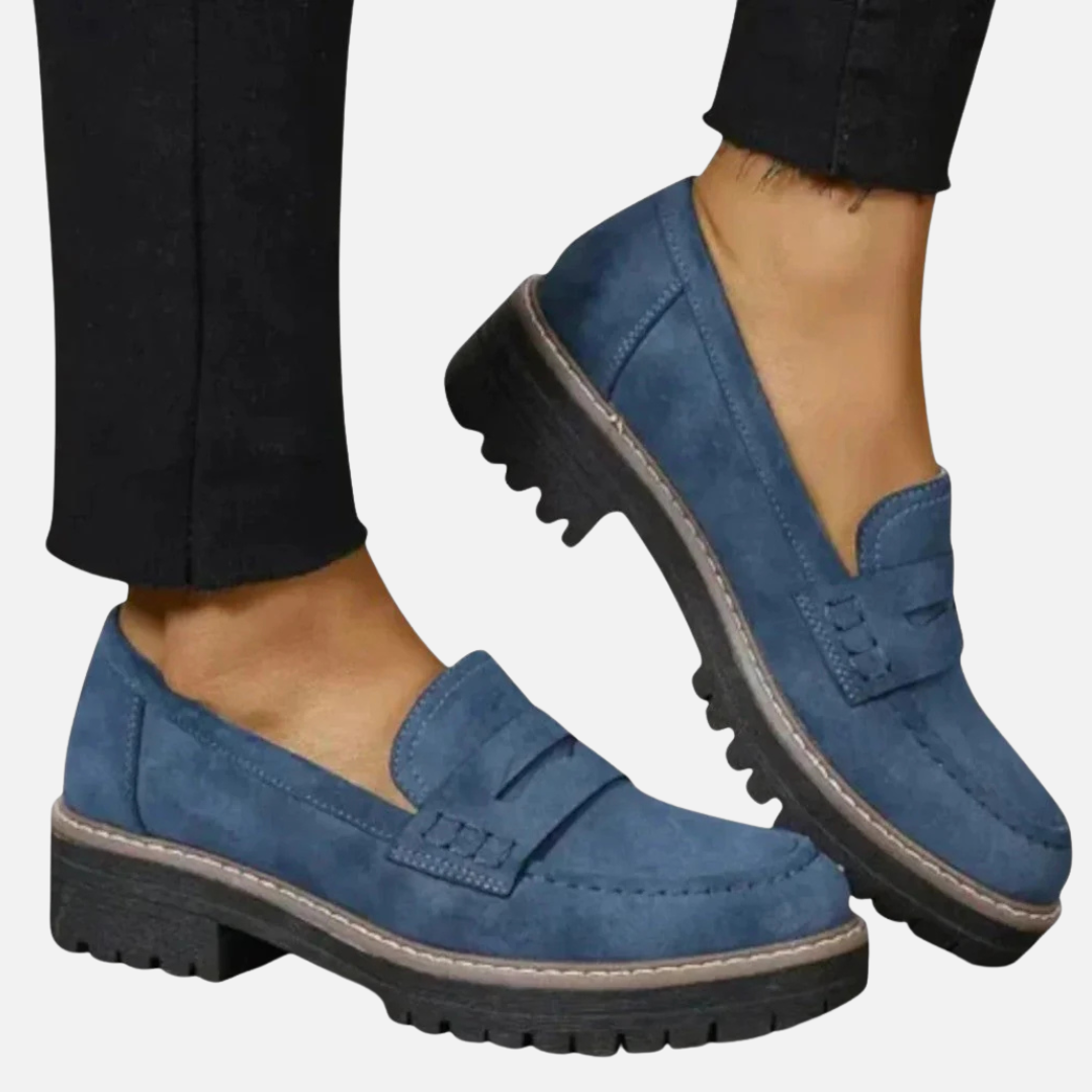 Women's Lug-Sole Penny Loafers – House of Velari