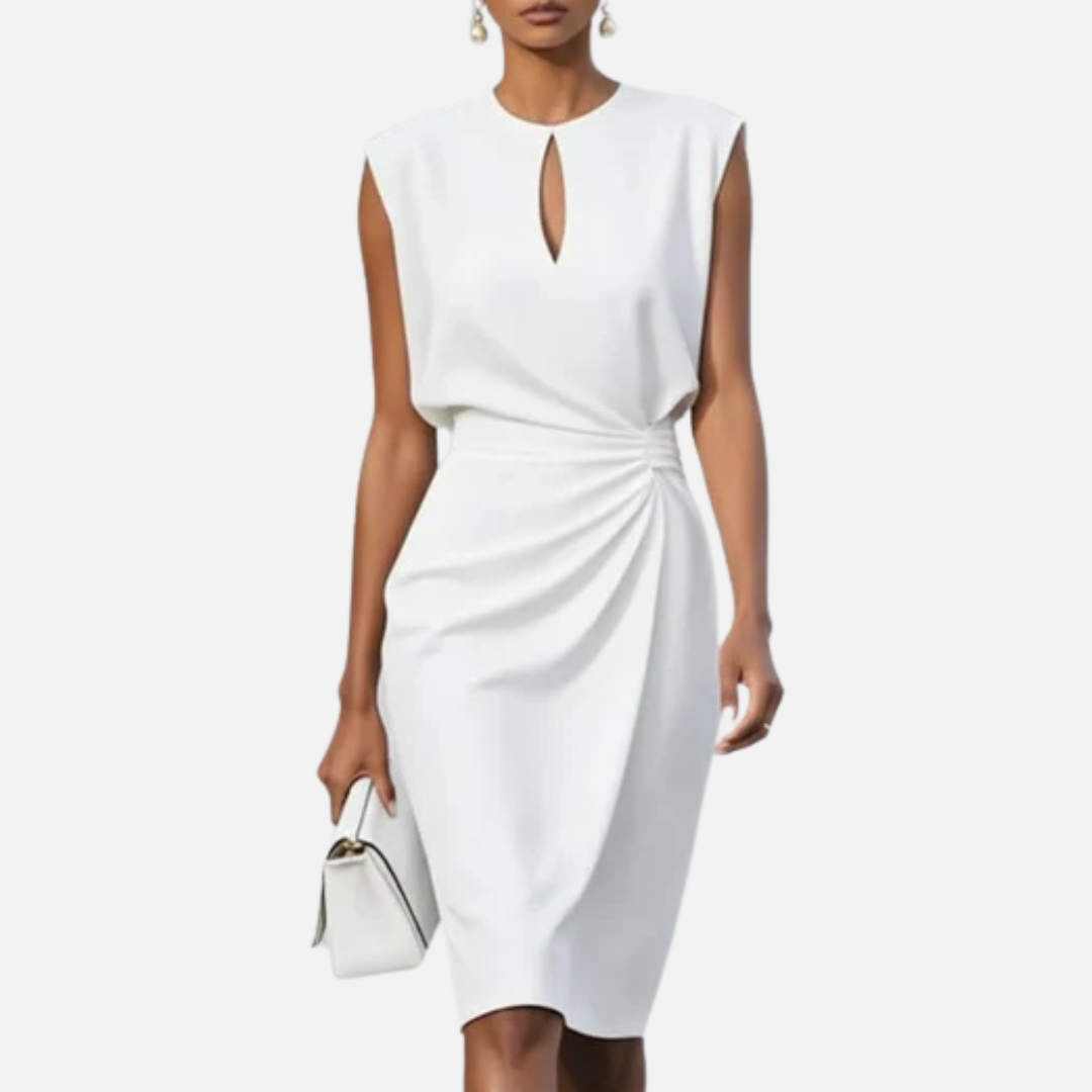 Women's Elegant Tailored Midi Dress – House of Velari
