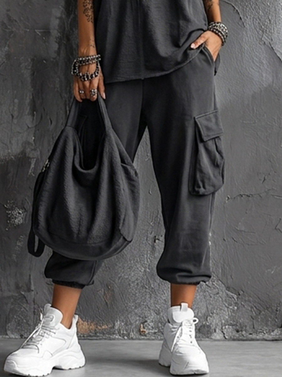 Women's Cotton Utility Cargo Pants – House of Velari