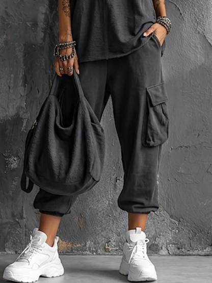 Women's Cotton Utility Cargo Pants – House of Velari