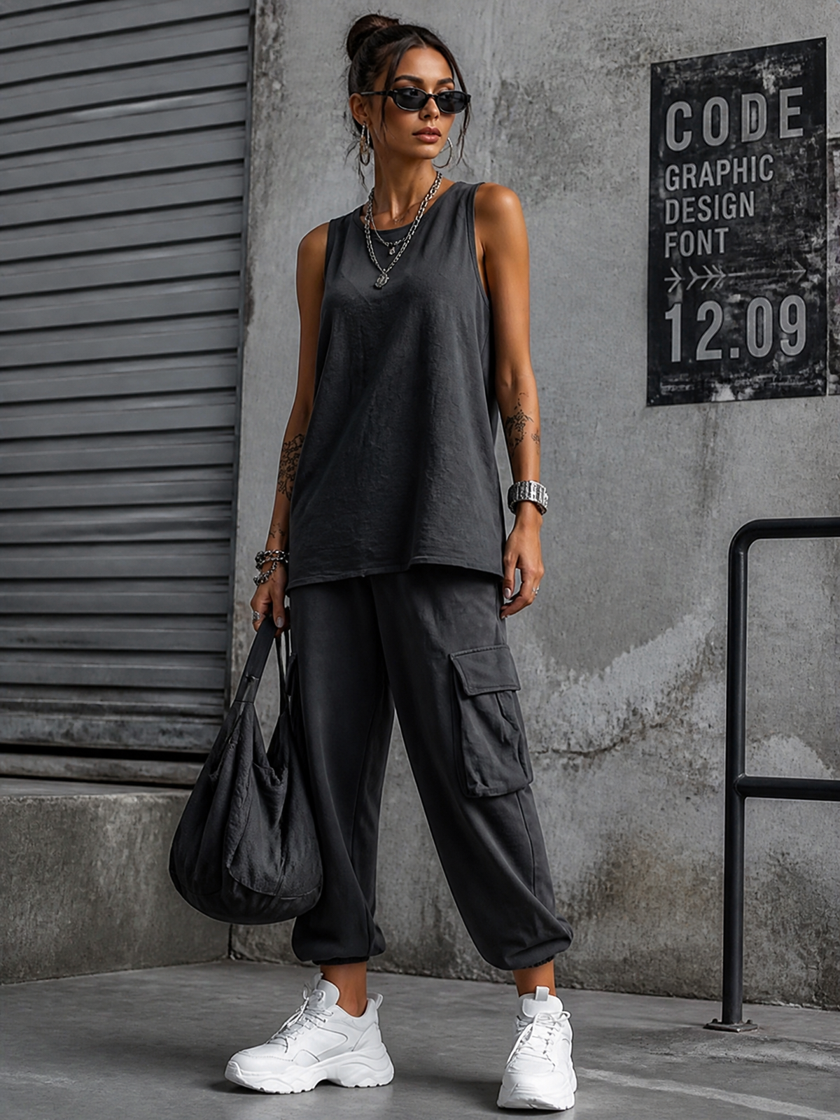 Women's Cotton Utility Cargo Pants – House of Velari