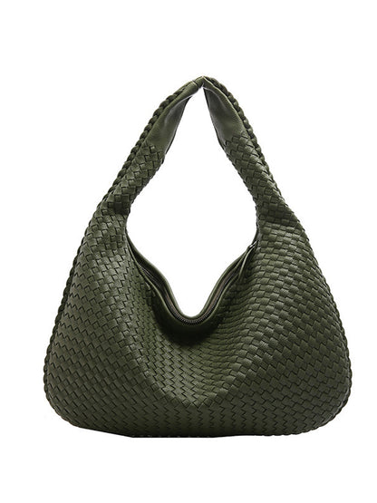 Women's Leather Woven Bag – House of Velari