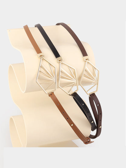 Women's Brown Leather Belt – House of Velari