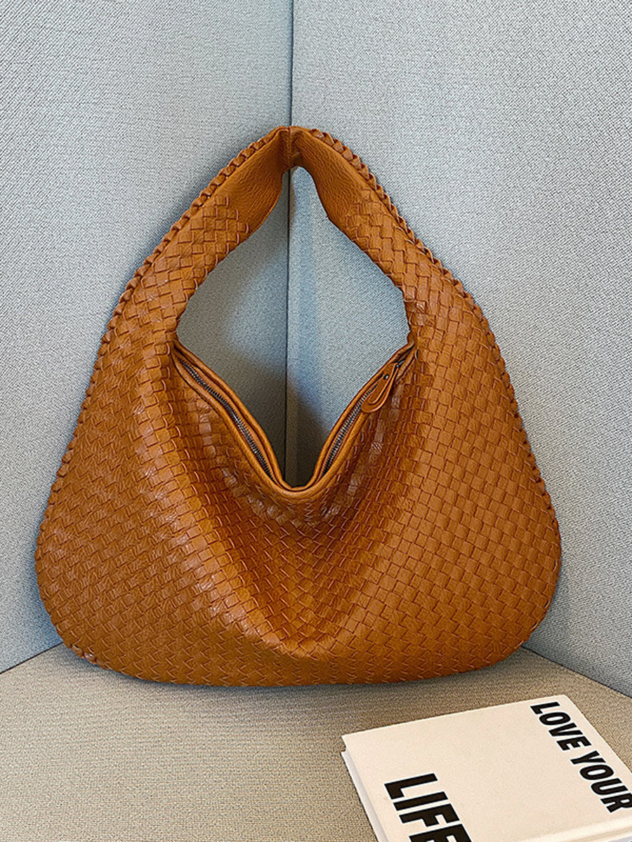 Women's Leather Woven Bag – House of Velari