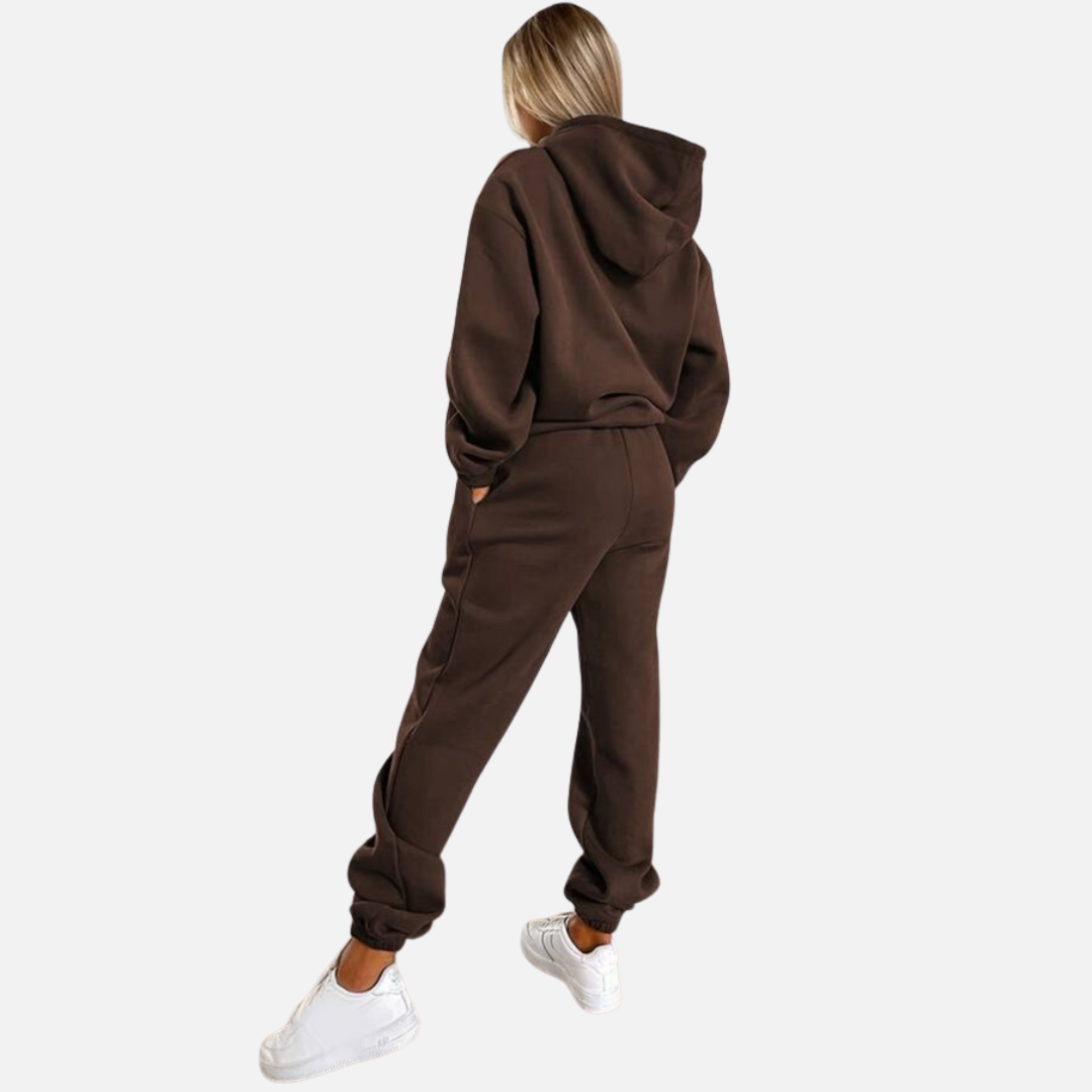 Women’s Casual Hoodie Jogger Set – Cozy Two-Piece Tracksuit – House of Velari