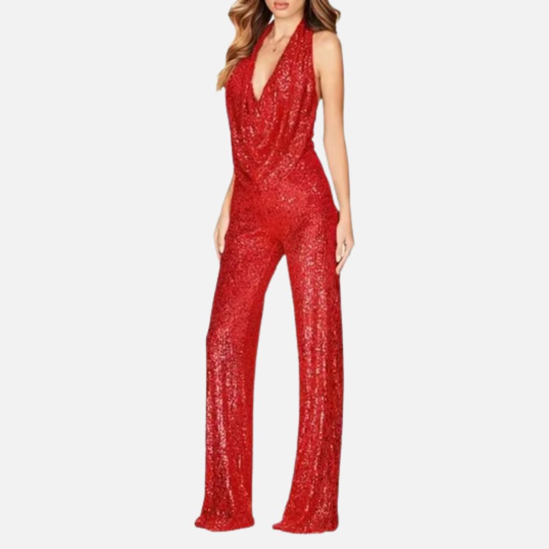 Women’s Sequin Party Jumpsuit – House of Velari