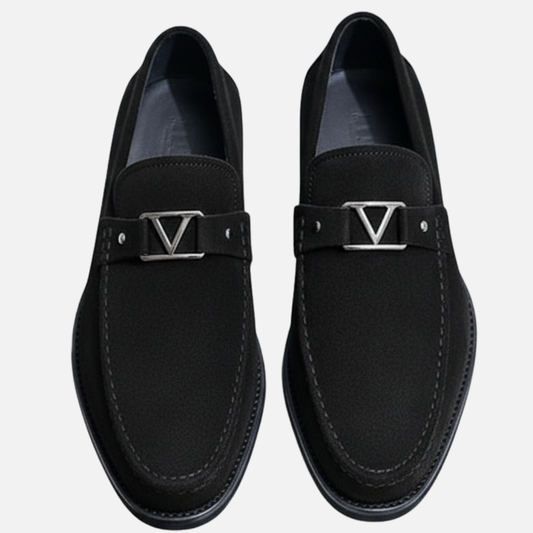 Men’s Luxury Suede Loafers – Classic Slip-On Shoes – House of Velari