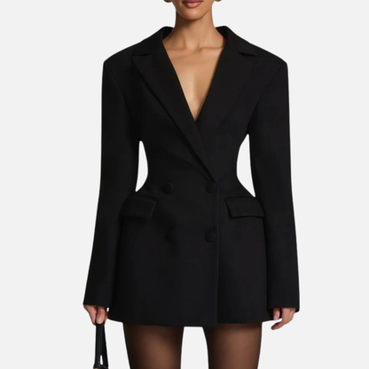 Women’s Tailored Blazer Dress – Elegant Mini Dress – House of Velari