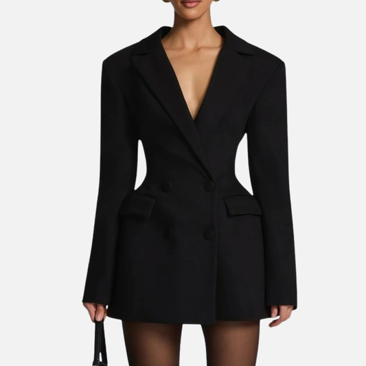 Women’s Tailored Blazer Dress – Elegant Mini Dress – House of Velari