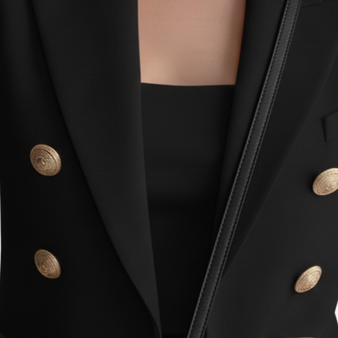 Women's Elegant Double-Breasted Blazer – House of Velari