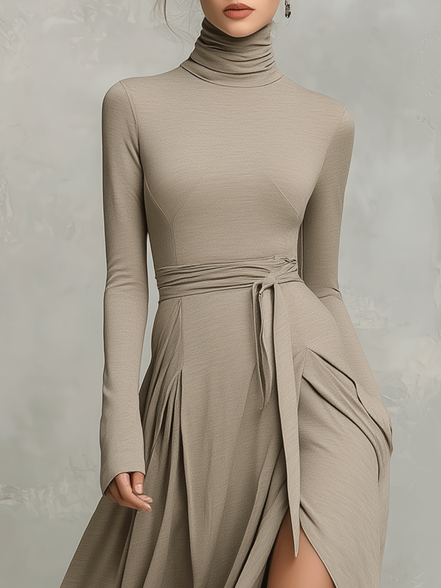 Women's Knit Figure Midi Dress – House of Velari