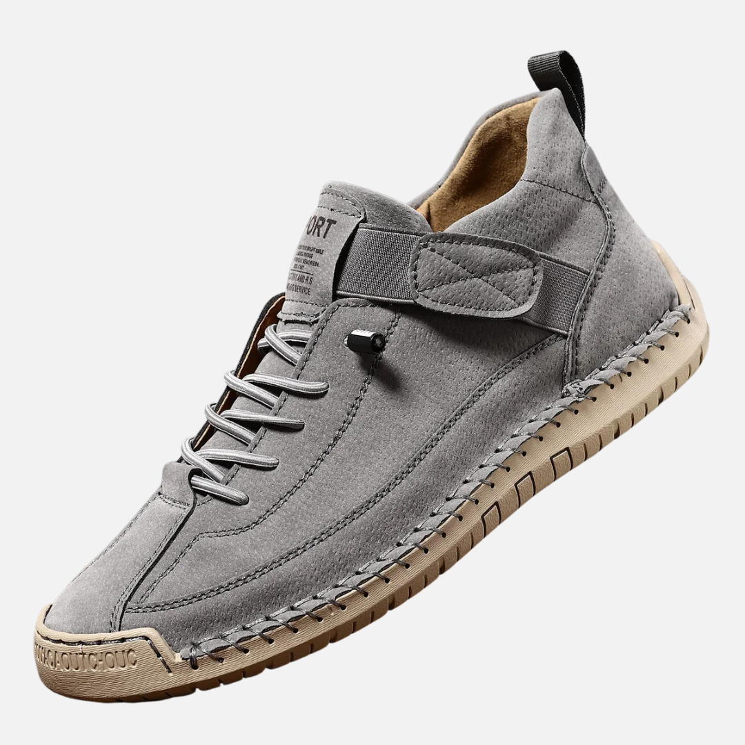 Women's Leather Ankle Walking Shoes – House of Velari