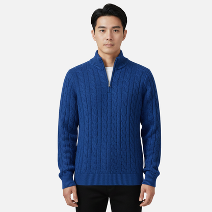 Men's Merino Wool Quarter Zip Jumper – House of Velari