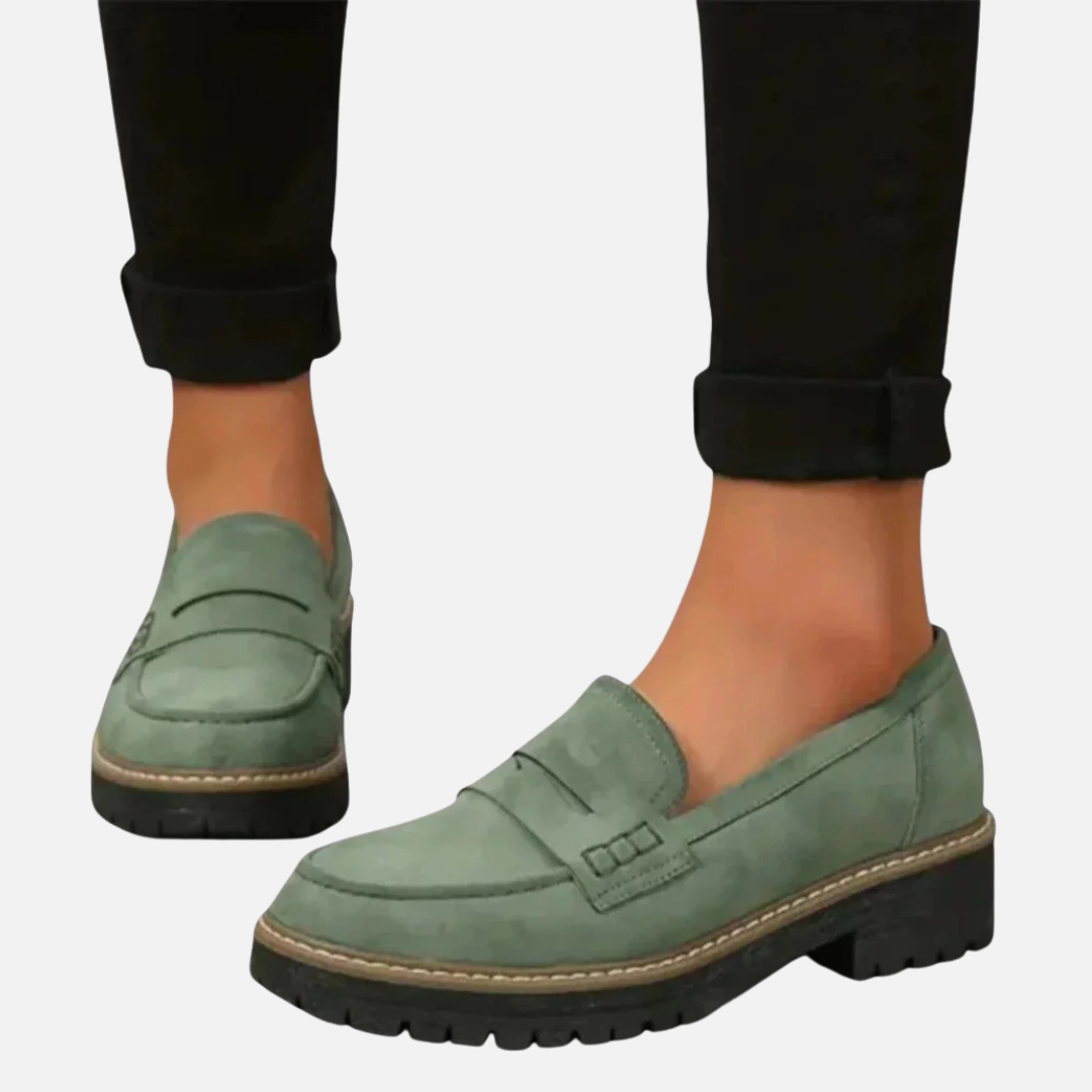 Women's Lug-Sole Penny Loafers – House of Velari