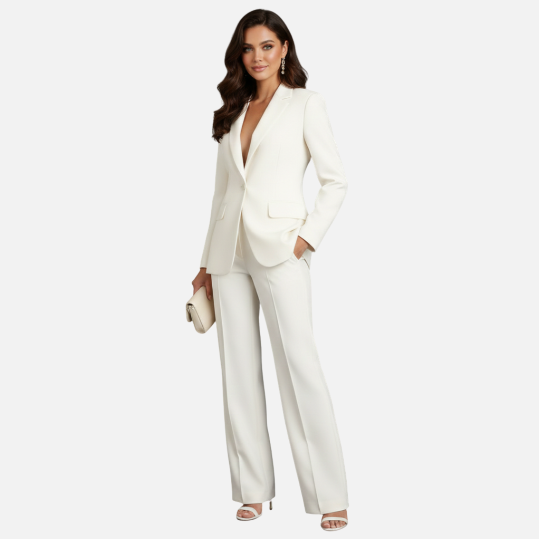 Women’s Elegant Tailored Two-Piece Suit Set – House of Velari