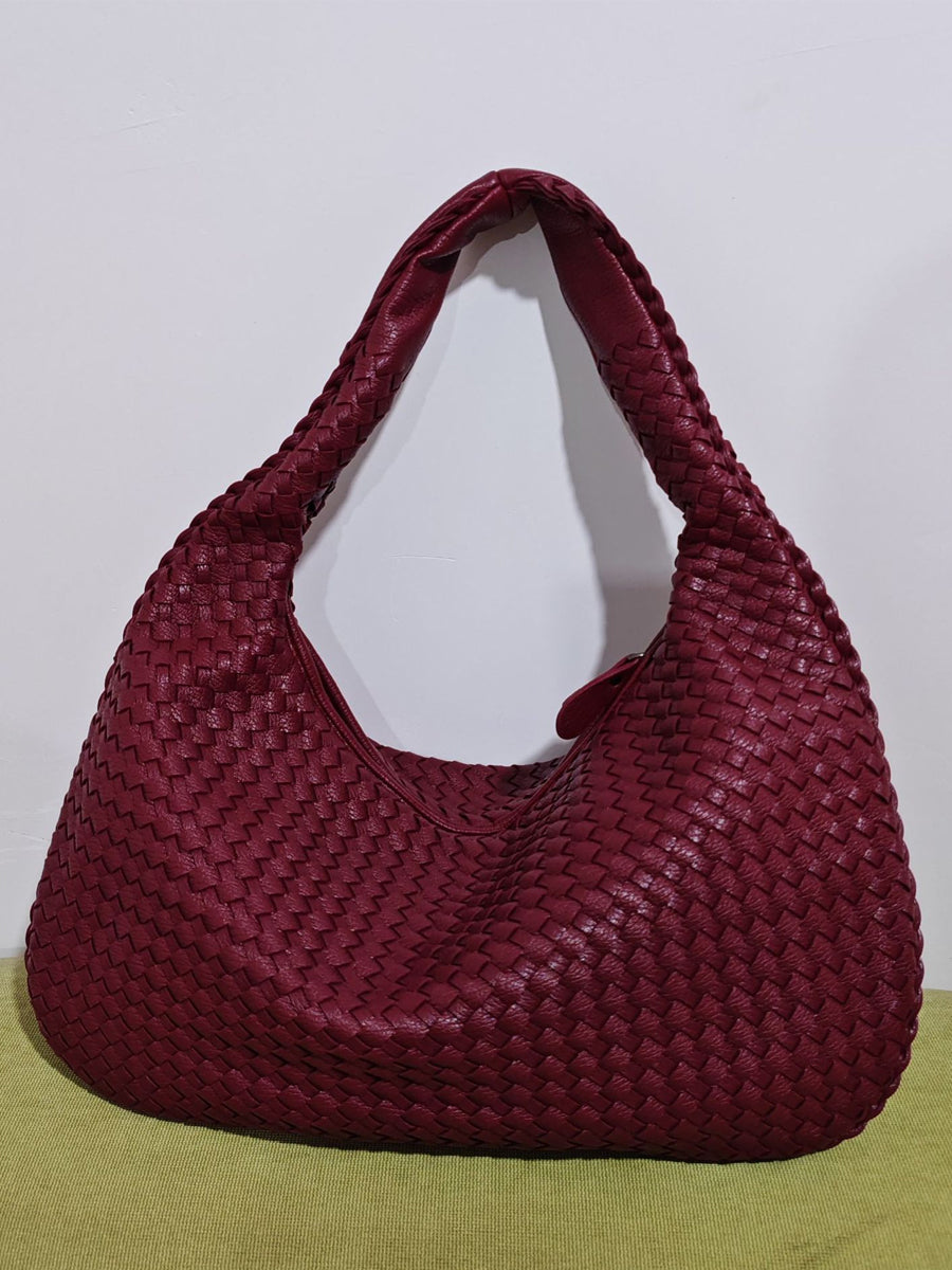 Women's Leather Woven Bag – House of Velari
