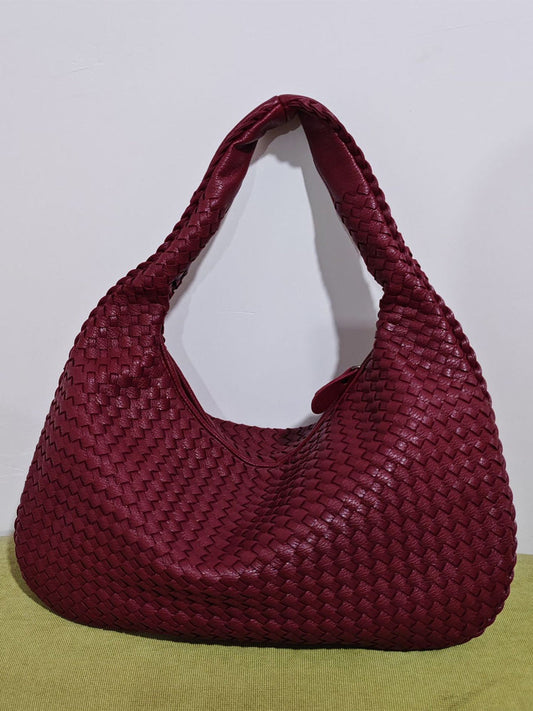 Women's Leather Woven Bag – House of Velari